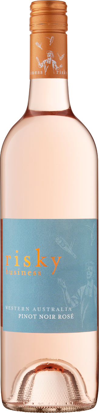 Risky Business Wines Rose Pinot Noir 2022 bottle — Western Australia